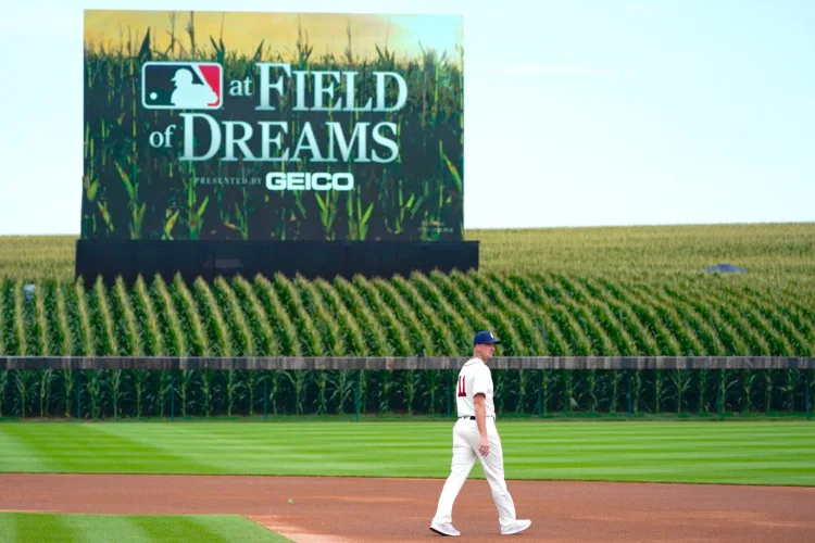 Major League Baseball goes back into the cornfield
